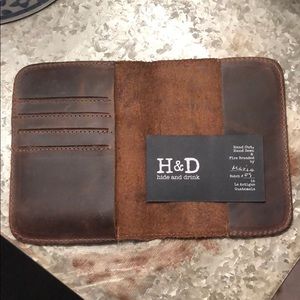 Leather Passport Wallet and Card Organizer